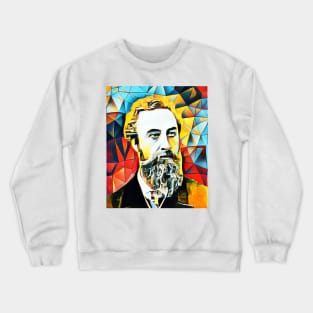 Robert Bulwer Lytton Abstract portrait | Robert Bulwer Lytton Abstract Artwork 15 Crewneck Sweatshirt